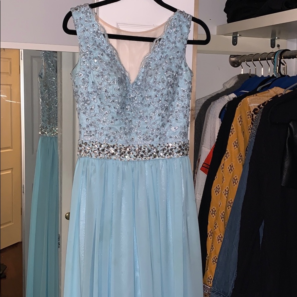 Blue Prom Dress
